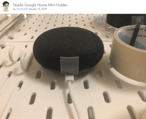 OUTDATED - Skadis Google Home mini houder - 2756144