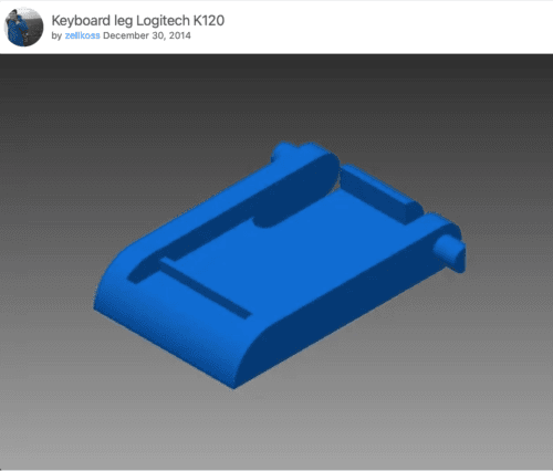 Logitech K120 toetsenbord poot - 615724