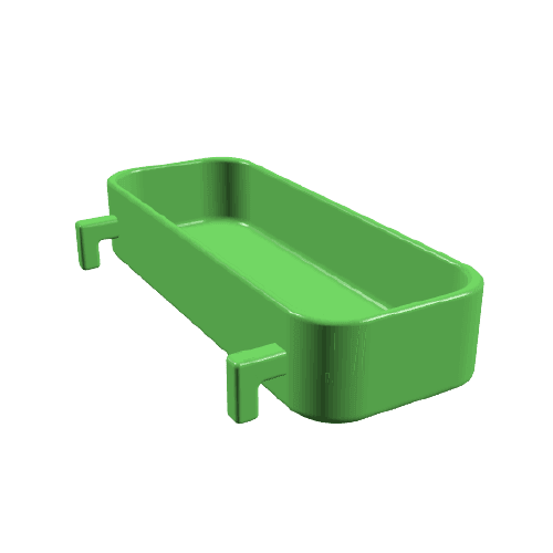 Bakje 100x35x18mm voor je IKEA Skadis - Printboard