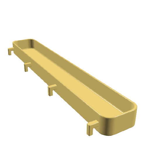 Bakje 260x35x18mm voor IKEA Skadis