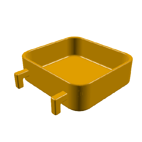 Bakje 60x55x18mm voor IKEA Skadis