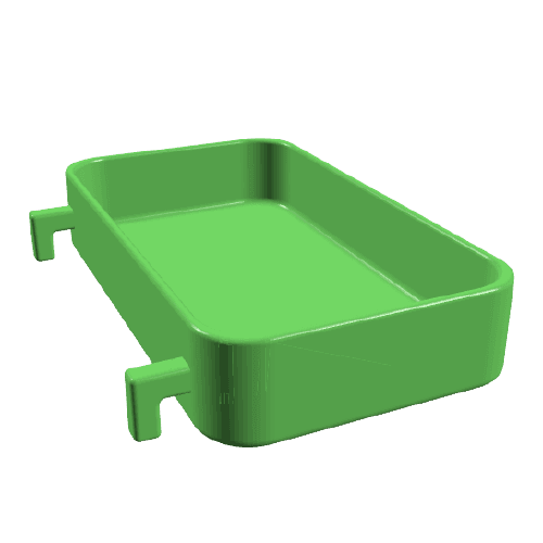 Bakje 100x55x18mm voor IKEA Skadis