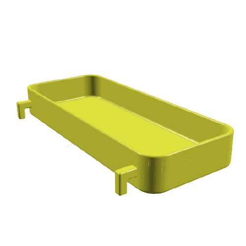 Bakje 140x55x18mm voor IKEA Skadis