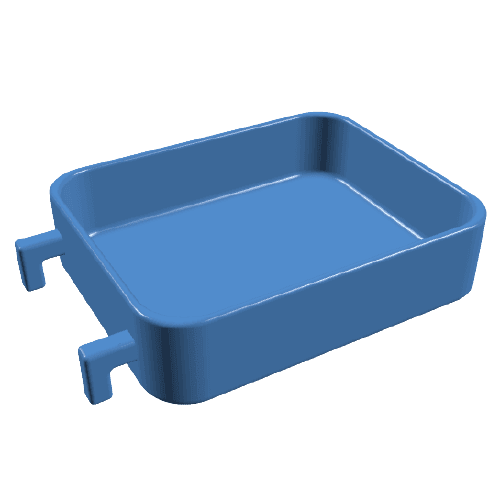 Bakje 60x75x18mm voor IKEA Skadis