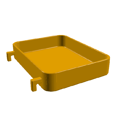 Bakje 100x75x18mm voor IKEA Skadis