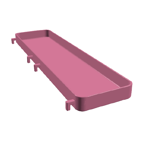 Bakje 300x75x18mm voor IKEA Skadis