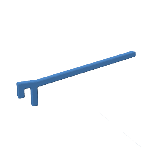 Pin 90mm universeel voor IKEA Skadis