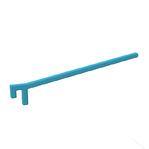 Pin 120mm universeel voor IKEA Skadis